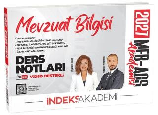 2027 MEB-AGS Akademisi Mevzuat Bilgisi Video Ders Notları | İndeks Akademi Yayıncılık (Ciltsiz)  - Resim 1