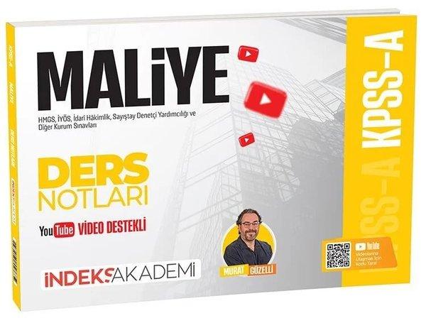 2026 KPSS A Grubu Maliye Video Ders Notları | İndeks Akademi (İnce Kapak)  - Resim 1