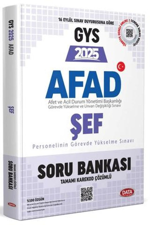 AFAD Şef 2025 GYS Soru Bankası - Karekod Çözümlü