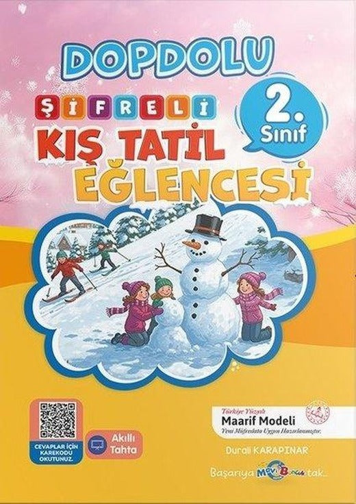 2. Sınıf Mavi Boncuk Şifreli Kış Tatil Eğlencesi | Mavi Boncuk Eğitim (İnce Kapak)