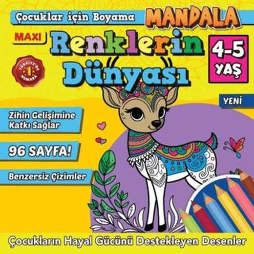 Maxi Mandala Renklerin Dünyası Mandala 11 | Maxi Yayıncılık (Ciltsiz)