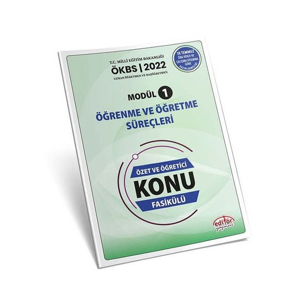 Uzman ve Başöğretmen Modül 1 Öğrenme ve Öğretme Süreçleri Özet ve Öğretici Konu Fasikülü