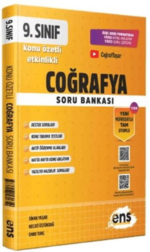 9. Sınıf Coğrafya Etkinlikli Soru Bankası | ENS Yayınları (Ciltsiz)