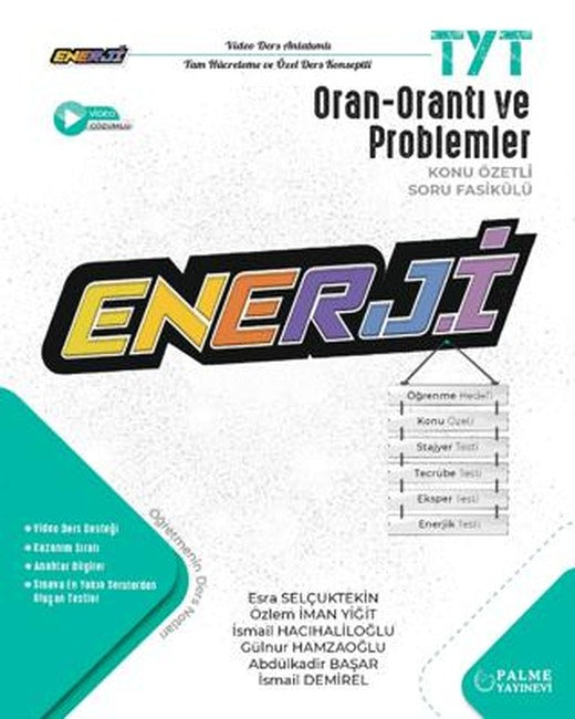 TYT Enerji Permütasyon - Kombinasyon Binom ve Olasılık Konu Özetli Soru Fasikülü | Palme Yayınları (Ciltsiz)
