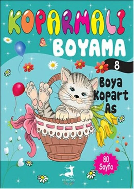 Koparmalı Boyama - 8 | Olimpos Çocuk (İnce Kapak)