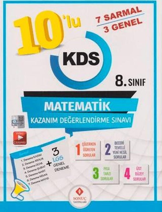 8. Sınıf 10'lu Matematik Kazanım Değerlendirme Sınavı