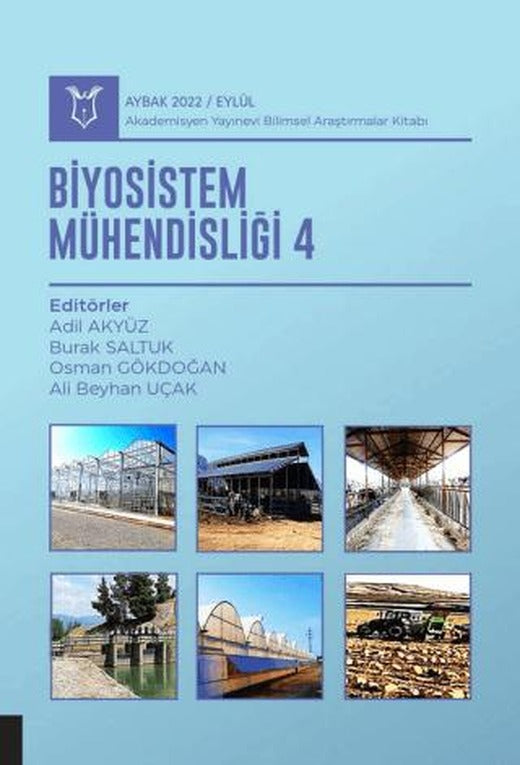 Biyosistem Mühendisliği IV - Aybak 2022 Eylül | Akademisyen Kitabevi (Ciltsiz)