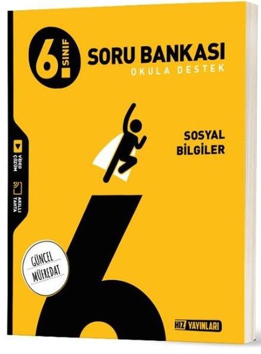 6. Sınıf Sosyal Bilgiler Soru Bankası | Hız Yayınları (İnce Kapak)