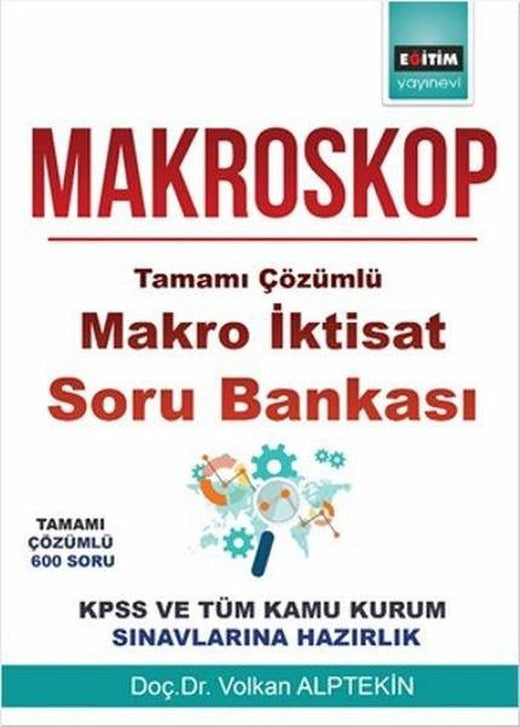 Makroskop Tamamı Çözümlü Makro İktisat Soru Bankası | Eğitim Yayınevi (İnce Kapak)