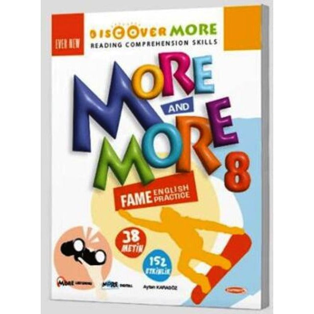 8 More&More Reading Comprehension Skills | Kurmay Yayınları (Ciltsiz)