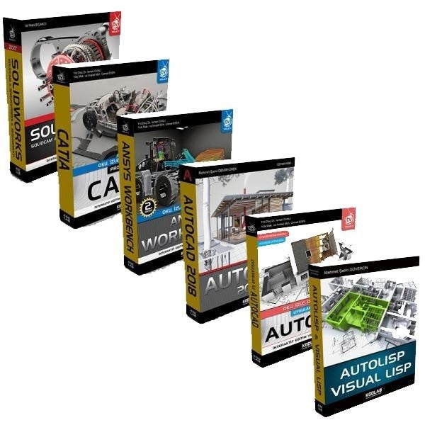 Makine Mühendisliği Seti 3 - 6 Kitap Takım | Kodlab (İnce Kapak)