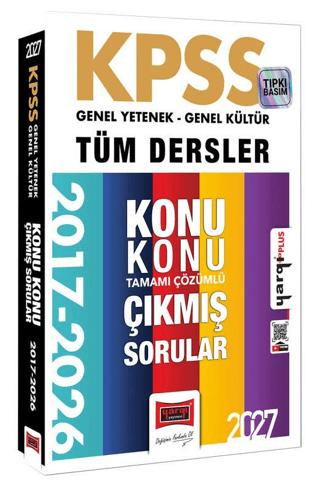 2027 KPSS GK-GY Tüm Dersler Konu Konu Tamamı Çözümlü 10 Yıl Çıkmış Sorular | Yargı Yayınevi (Ciltsiz)  - Resim 1