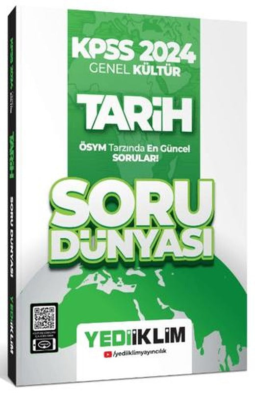 KPSS Genel Kültür Tarih Soru Dünyası | Yediiklim Yayınları (Ciltsiz)