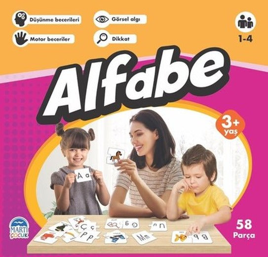 Alfabe-Eğitici Yapboz 3+Yaş | Martı Yayınları