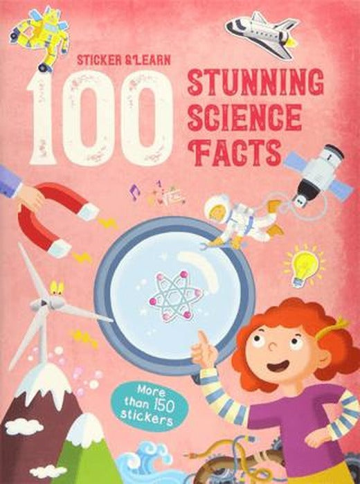 100 Facts Sticker and Learn: Stunning Science Facts | Yoyo Books (Ciltsiz)