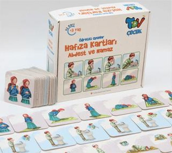 Öğretici Oyunlar Hafıza Kartları Abdest Ve Namaz 42 Kart