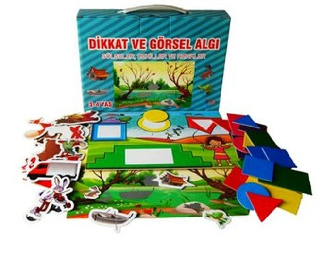 Dikkat ve Görsel Algı - Gölgeler Renkler ve Şekiller | Yuka Kids
