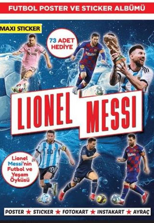 Messi Poster ve Sticker Albümü 003 | Maxi Yayıncılık (Ciltsiz)