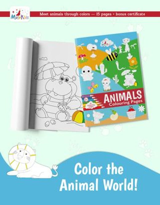 Animals Colouring Book! | MuseKids (Ciltsiz)
