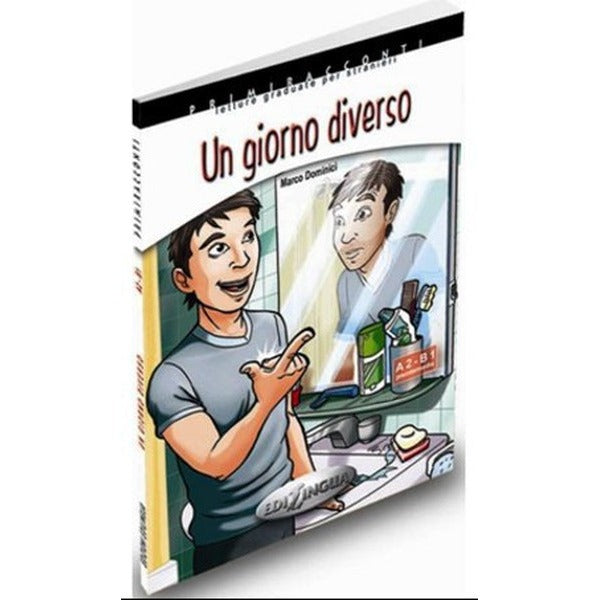 Un Giorno Diverso + CD -İtalyanca Okuma Kitabı Orta Seviye (A2-B1)