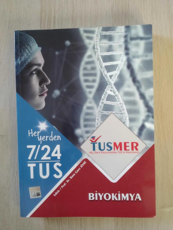 Tusmer Biyokimya Her Yerden 7/24 Tus - PROF.DR. BANU ÇAYCI SİVRİ kitap kapağı