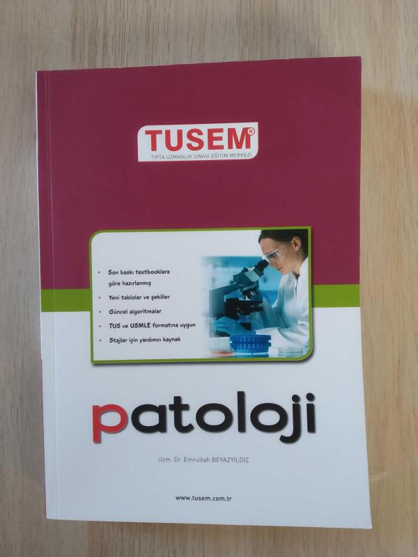 TUSEM / EMRULLAH BEYAZYILDIZ - PATOLOJİ 6. Baskı - Doç. Dr. EMRULLAH BEYAZYILDIZ kitap kapağı