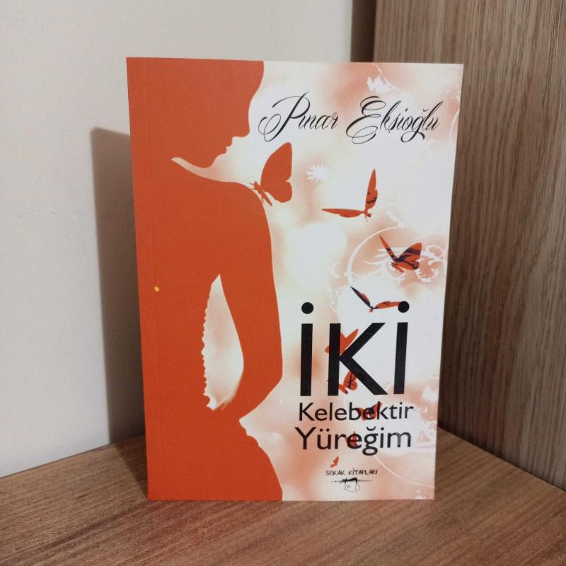 İki Kelebektir Yüreğim - Pınar Ekşioğlu - Sokak Kitapları Yayınları - Pınar Ekşioğlu kitap kapağı