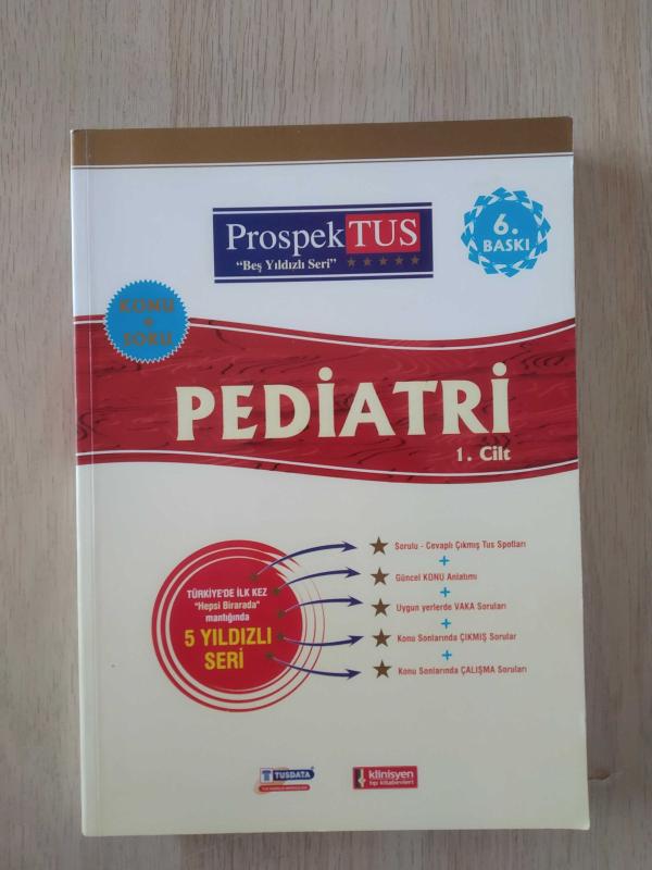 Prospektus Pediatri 1. Cilt + 2. Cilt Konu+soru ( 2 Cilt Takım ) ( 5 Yıldızlı Seri ) - DR. SAMİ SELÇUKBİRİCİK kitap kapağı