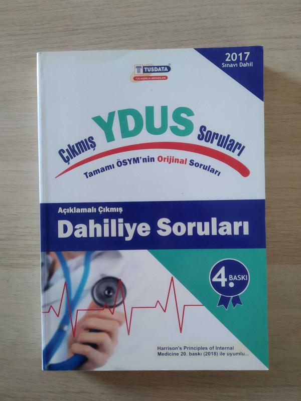 Tusdata Açıklamalı Çıkmış Dahiliye Soruları - Çıkmış Ydus Soruları - TUSDATA kitap kapağı