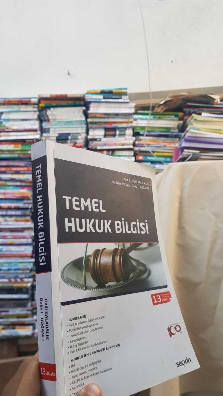 Temel Hukuk Bilgisi - HALİL KALABALIK kitap kapağı