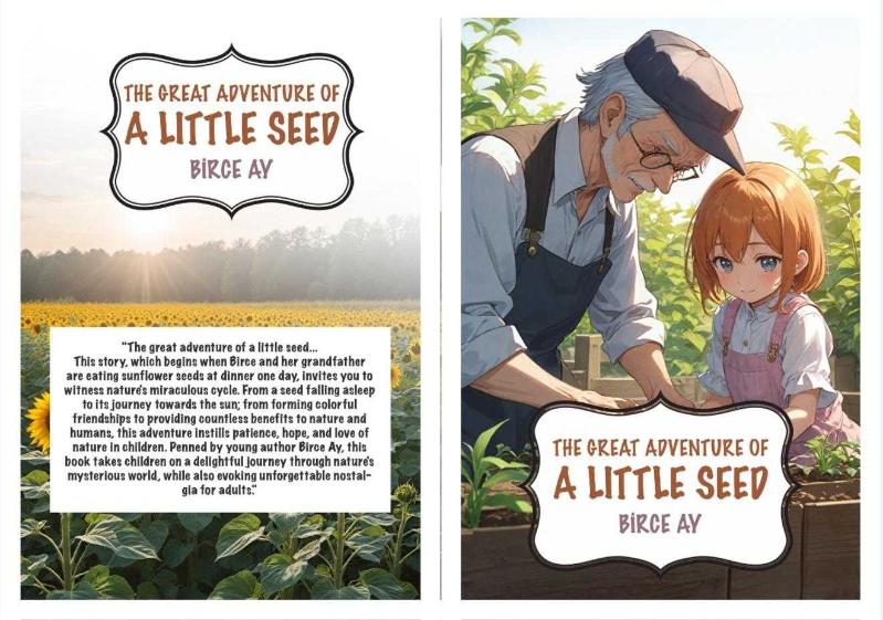 The great adventure of a little seed - Birce AY kitap kapağı
