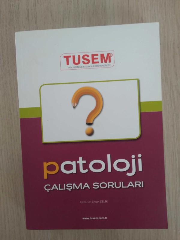 Patoloji - Açıklamalı Çalışma Soruları - UZM. DR. ERKAN ÇELİK kitap kapağı