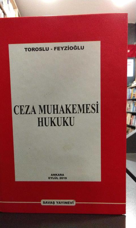 Ceza Muhakemesi Hukuku - Nevzat Toroslu- Metin Feyzioğlu kitap kapağı