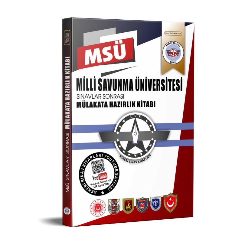Milli Savunma Üniversitesi (MSÜ) Mülakat Kitabı - Doç.Dr.Mehmet ER kitap kapağı