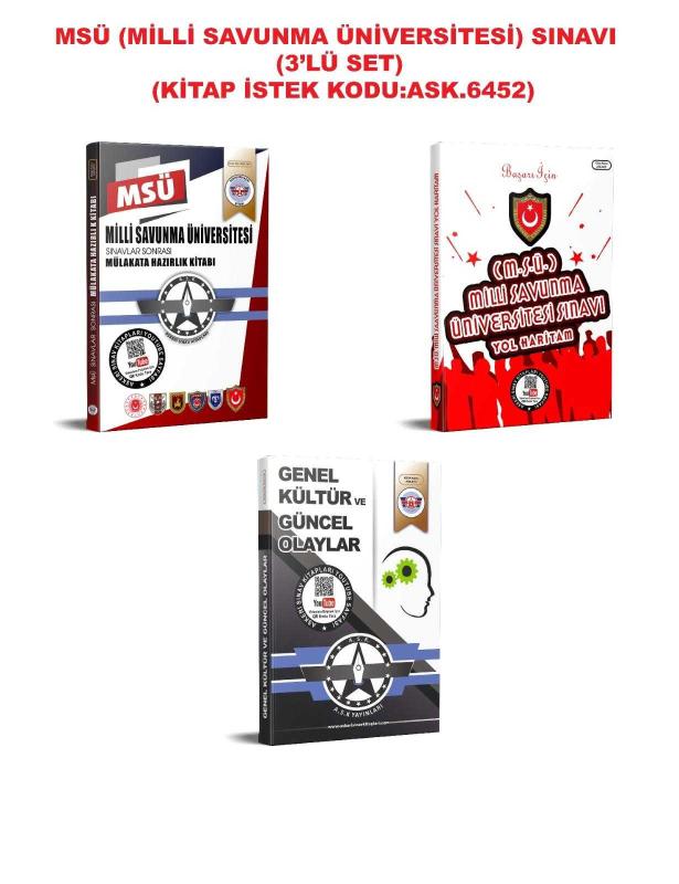 MSÜ Hazırlık Kitapları (3'lü Set) - Doç.Dr.Mehmet ER kitap kapağı
