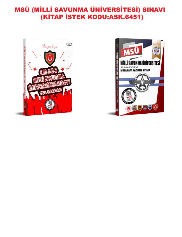 MSÜ Hazırlık Kitapları (2'li Set) - Doç.Dr.Mehmet ER kitap kapağı