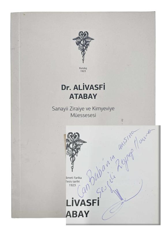 Sanayii ziraiye ve kimyeviye müessesesi - DR. ALİVASFİ ATABAY kitap kapağı