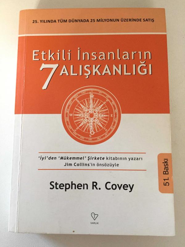 Etkili İnsanların 7 Alışkanlığı - Stephen R. Covey - Varlık Yayınları 9789754346534 - Stephen R. Covey kitap kapağı