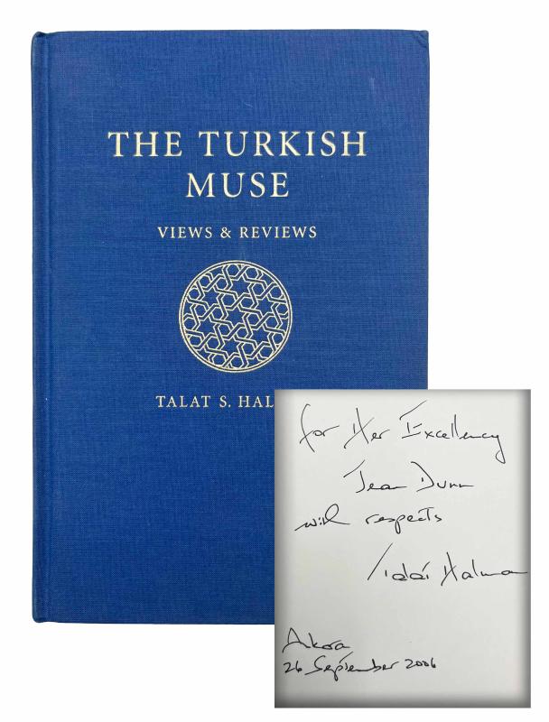 THE TURKISH MUSE Views and Reviews ** İMZALI ** - TALAT S. HALMAN kitap kapağı