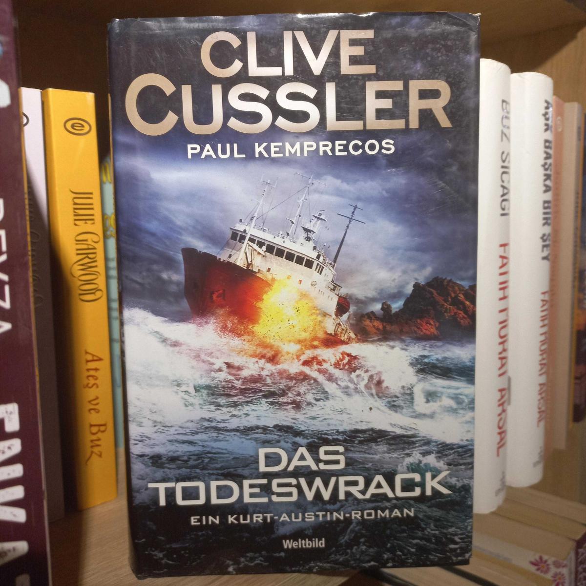 Das Todeswrack - Clive Cussler kitap kapağı