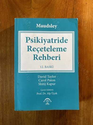 Psikiyatride Reçeteleme Rehberi ( On Birinci Baskı ) - DAVID TAYLOR-CAROL PATON-SHITIJ KAPUR kitap kapağı
