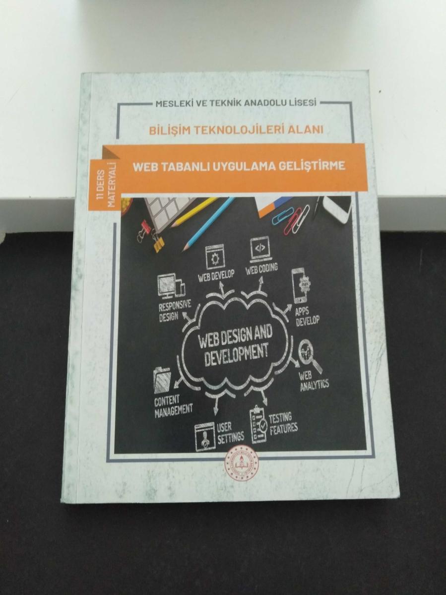 Bilişim Teknolojileri Alanı Web Tabanlı Uygulama Geliştirme 11 Ders Materyali ( 11. Sınıf Ders Kitabı - 2025 ) - Kollektif kitap kapağı