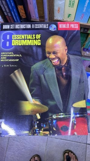 Eight Essentials of Drumming: Grooves, Fundamentals, and Musicianship - Ron Savage kitap kapağı