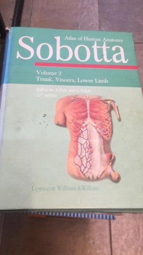 SOBOTTA Atlas Of Human Anatomy / 13th Edition [2 Cilt Takım] - ed: R. PUTZ - R. PABST kitap kapağı