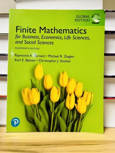 FINITE MATHEMATICS for Business, Economics, Life Sciences, and Social Sciences FOURTEENTH EDITION [GLOBAL] - RAYMOND A. BARNETT - ZIEGLER ... kitap kapağı
