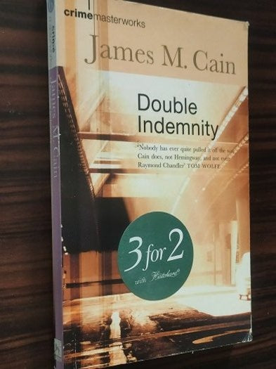 Double Indemnity / CRIME MASTERWORKS - James M.Cain kitap kapağı
