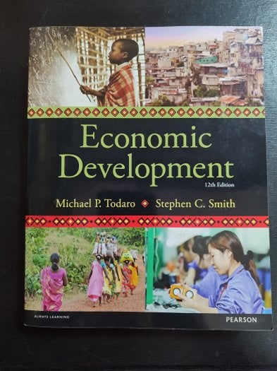 Economic Development (Twelfth 12. Edition) 2015 - Michael P. Todaro / Stephen C. Smith kitap kapağı