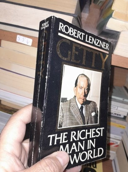 Getty The Richest Man in The World - Robert Lenzner kitap kapağı