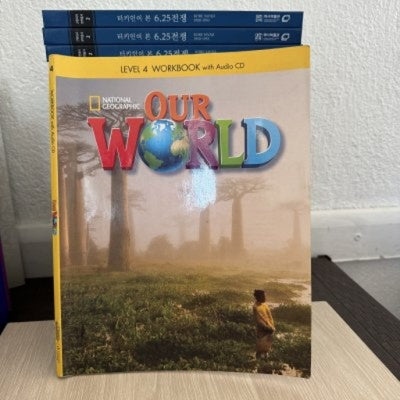 Our World Level 4 Workbook +Cd'li - NATIONAL GEOGRAPHIC LEARNING kitap kapağı