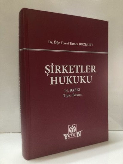 Şirketler Hukuku 15. Baskı - TAMER BOZKURT kitap kapağı